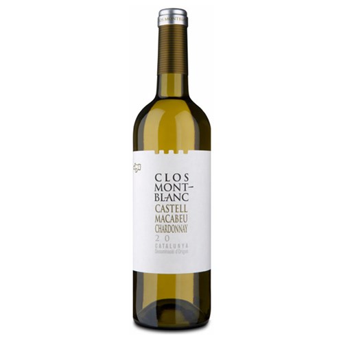 Clos Montblanc Castell Macabeu Chardonnay 75cl - Spanish White Wine - Perfect Gift